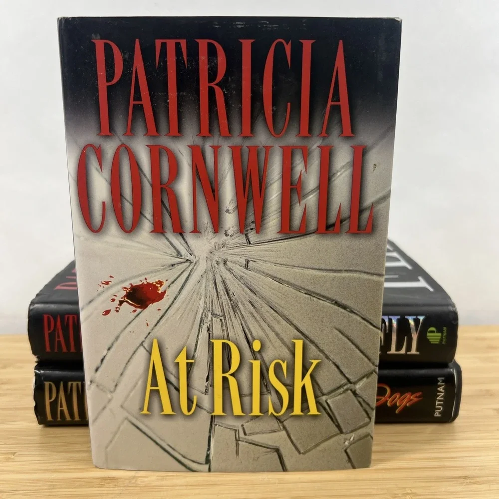 Patricia Cornwell Hardcover Book Lot 3 Blow Fly At Risk Isle of Dogs Scarpetta